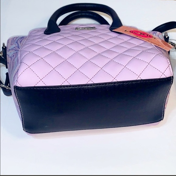 NWT Betsey Johnson quilted tye dye satchel bag - Picture 5 of 7